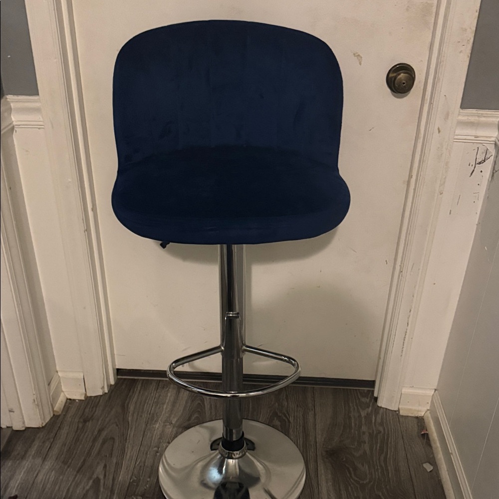 Modern Blue Bar Stool